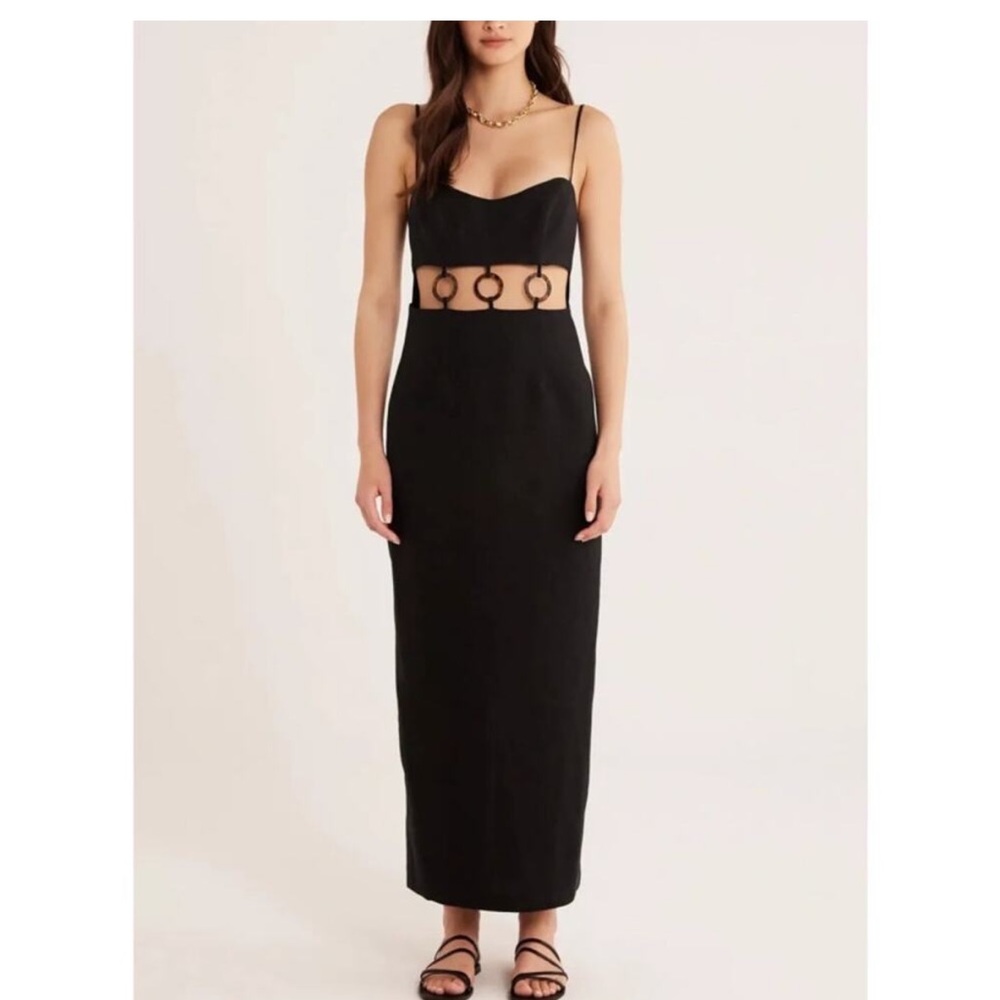 Rumer Black Cutout Maxi Dress